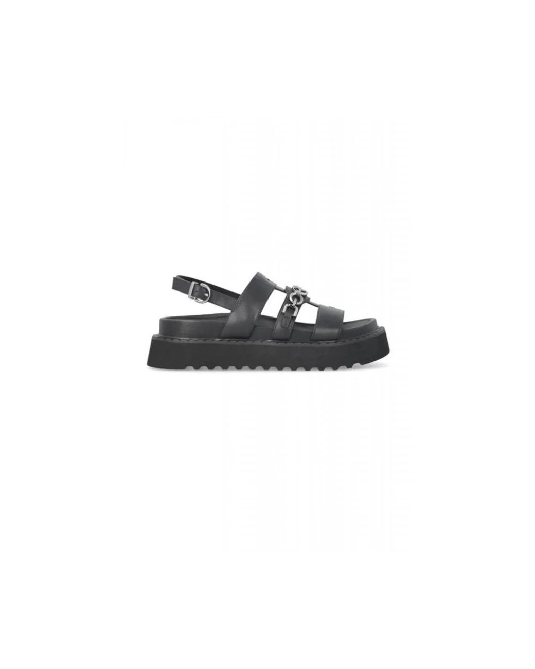 Pinko Black Flat Sandals