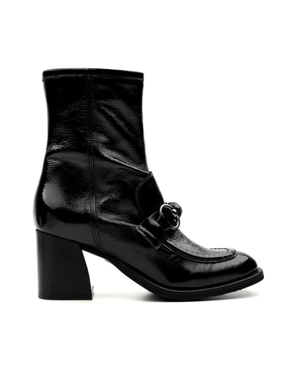 Zoe Black Heeled Boots