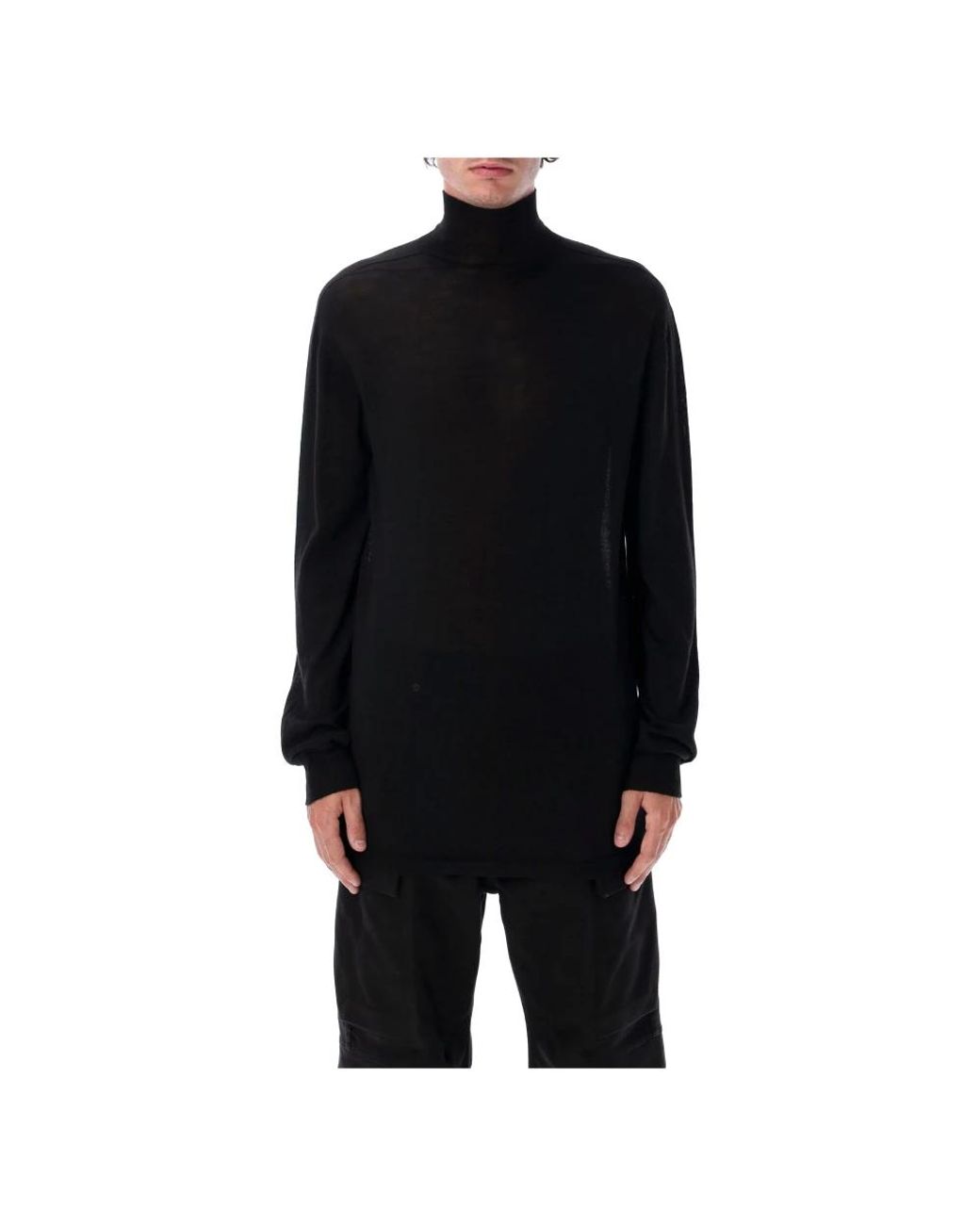 Rick Owens Black Turtlenecks for men