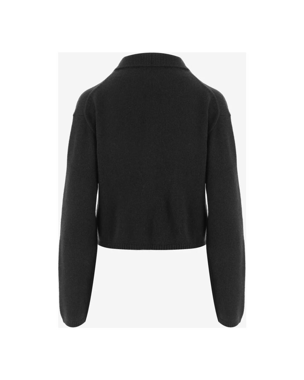 Allude Black Cashmere Knitwear