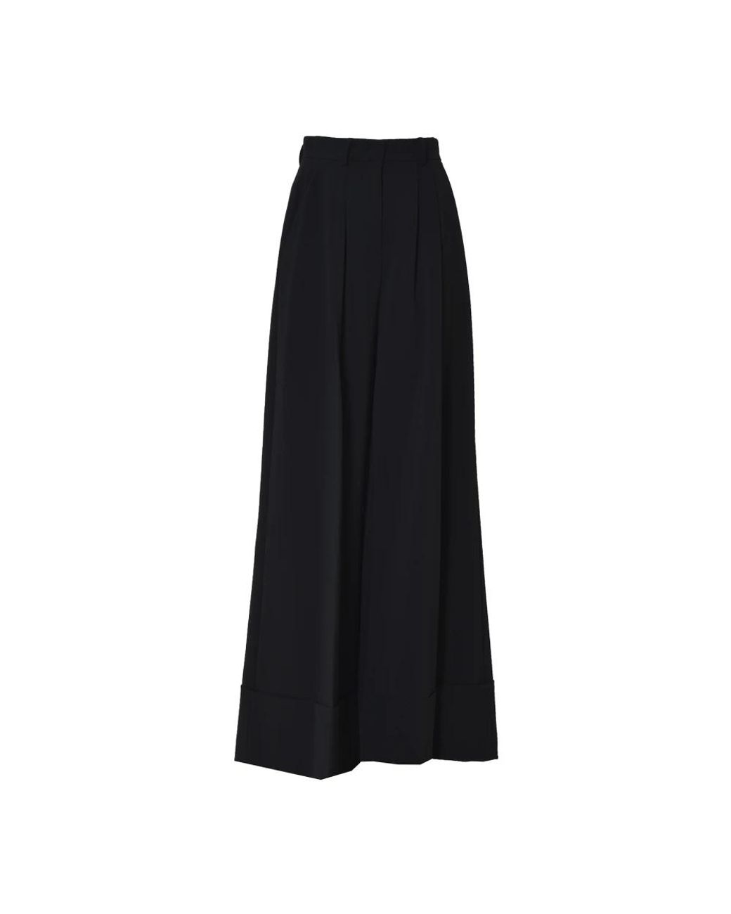 Moschino Black Wide Trousers
