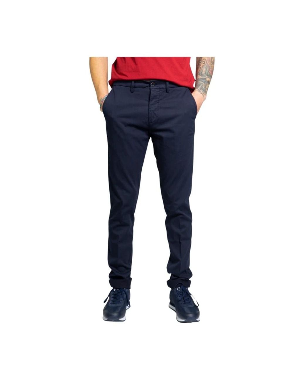 Harmont & Blaine Blue Chinos for men