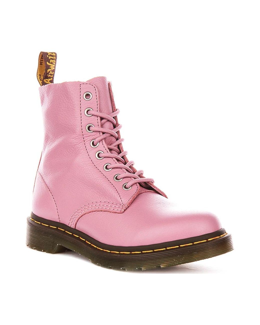 Dr. Martens Pink Lace-Up Boots