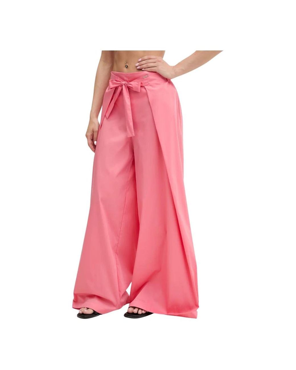 Liu Jo Wijde Broek in het Pink