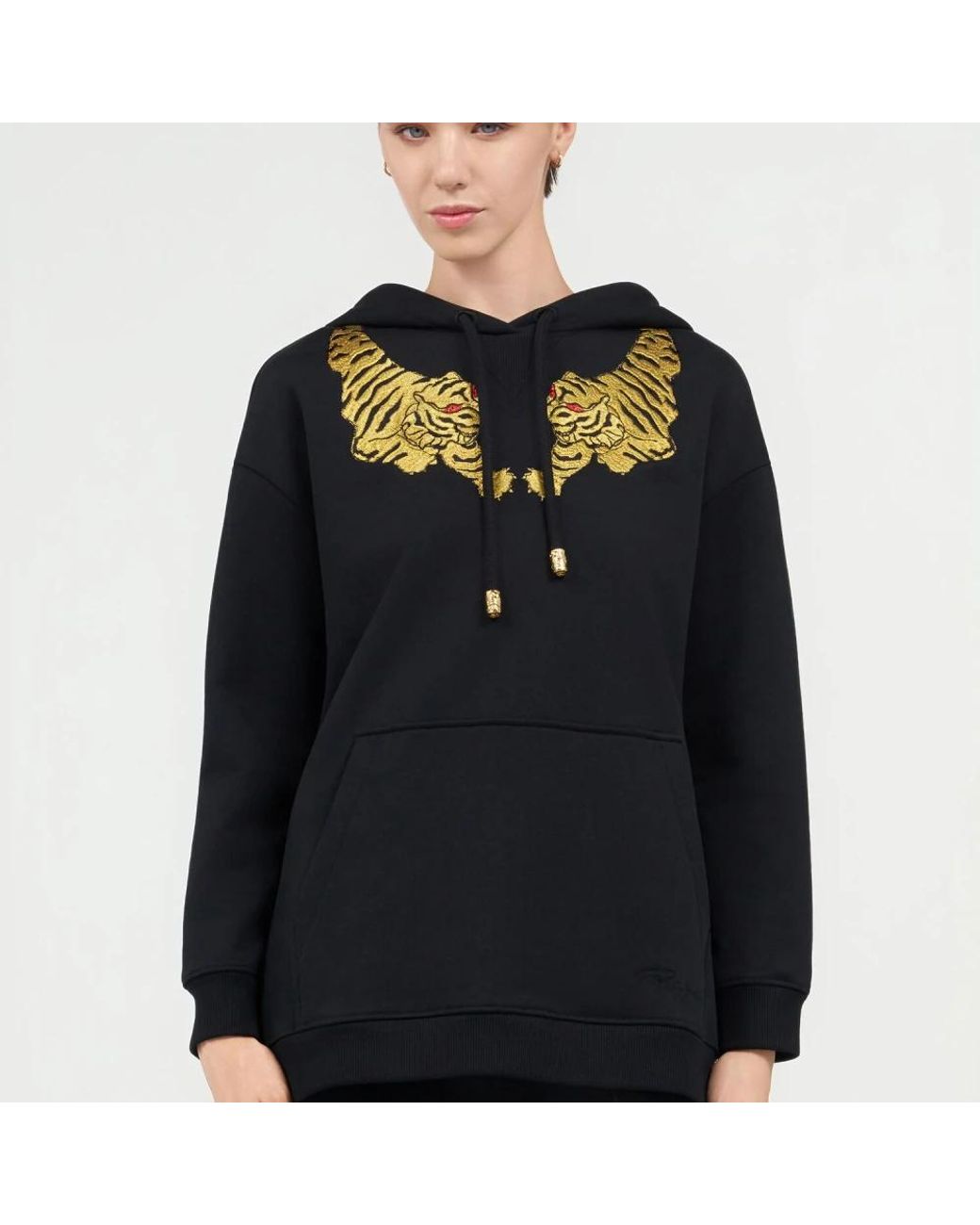 Roberto Cavalli Black Hoodies