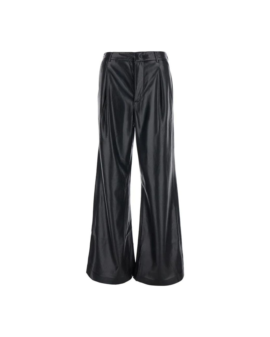 ANDAMANE Black Wide Trousers