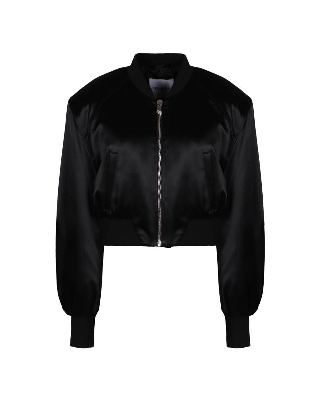 The Attico Black Bomber Jackets