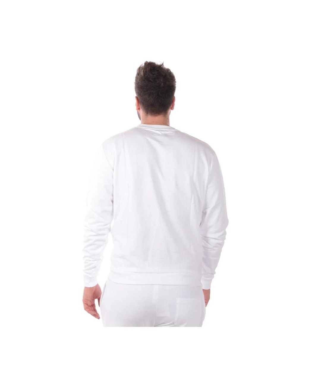 Moschino White Long Sleeve T-Shirts for men