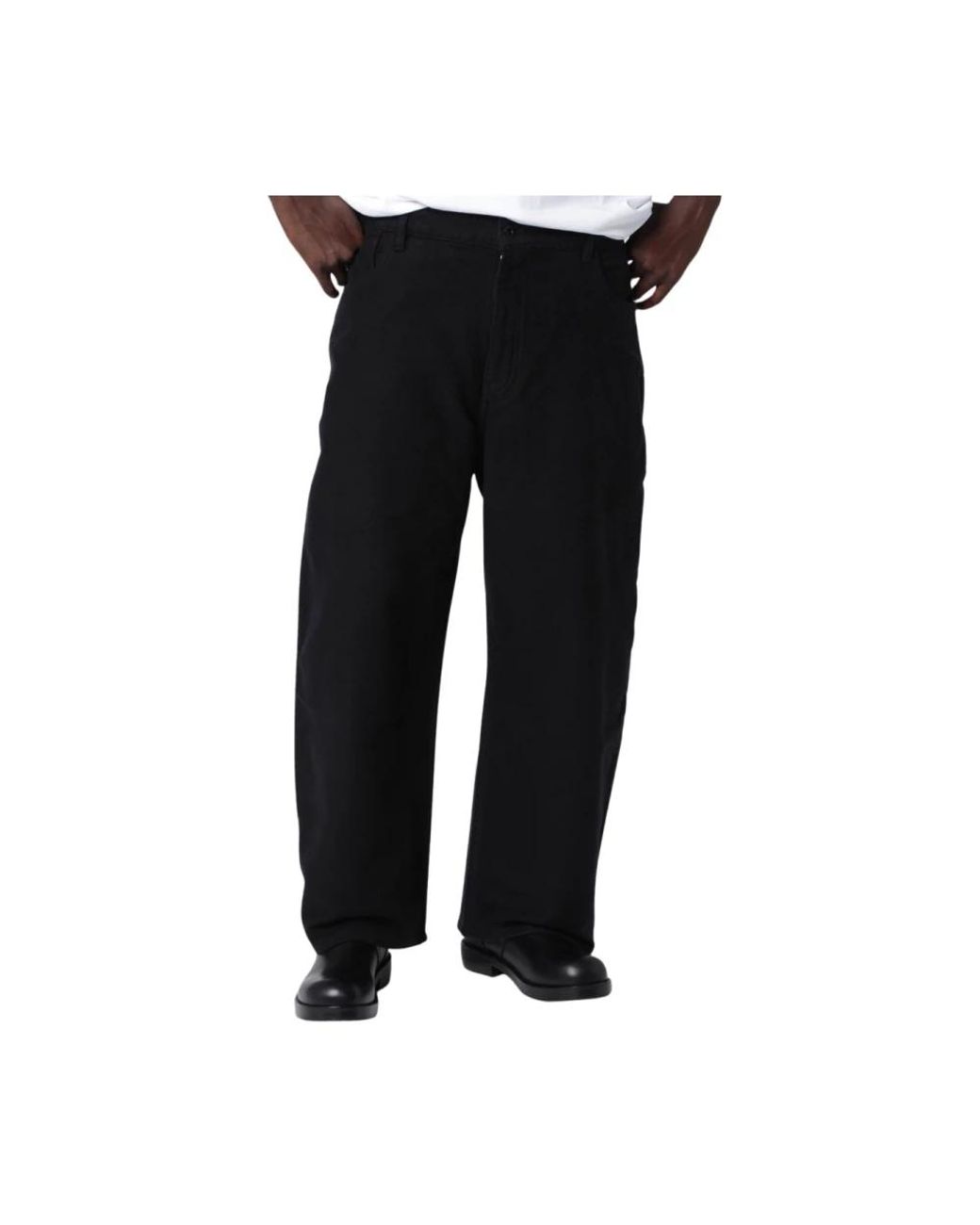 Wide Trousers Studio Nicholson de hombre de color Black