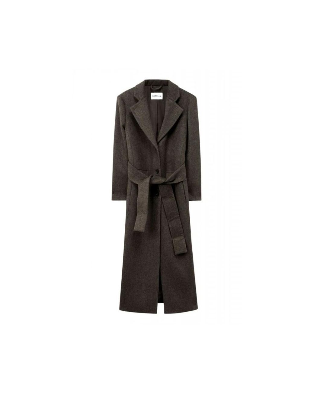 Marella Belted Coat in het Black