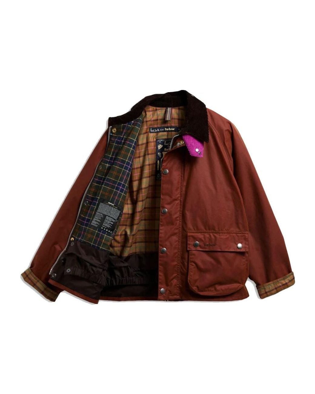 Light Jackets Barbour de hombre de color Red