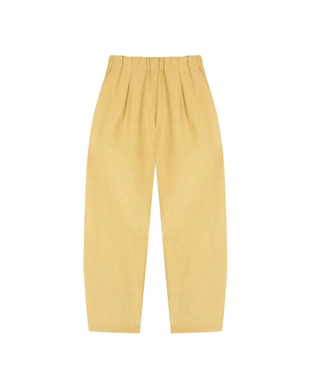 Cortana Yellow Tapered Trousers