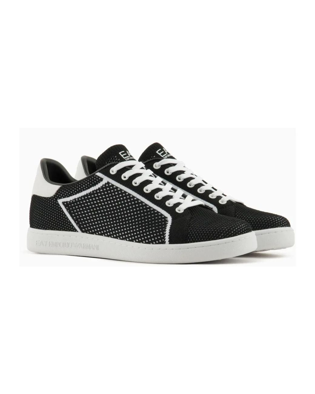 EA7 Black Sneakers for men