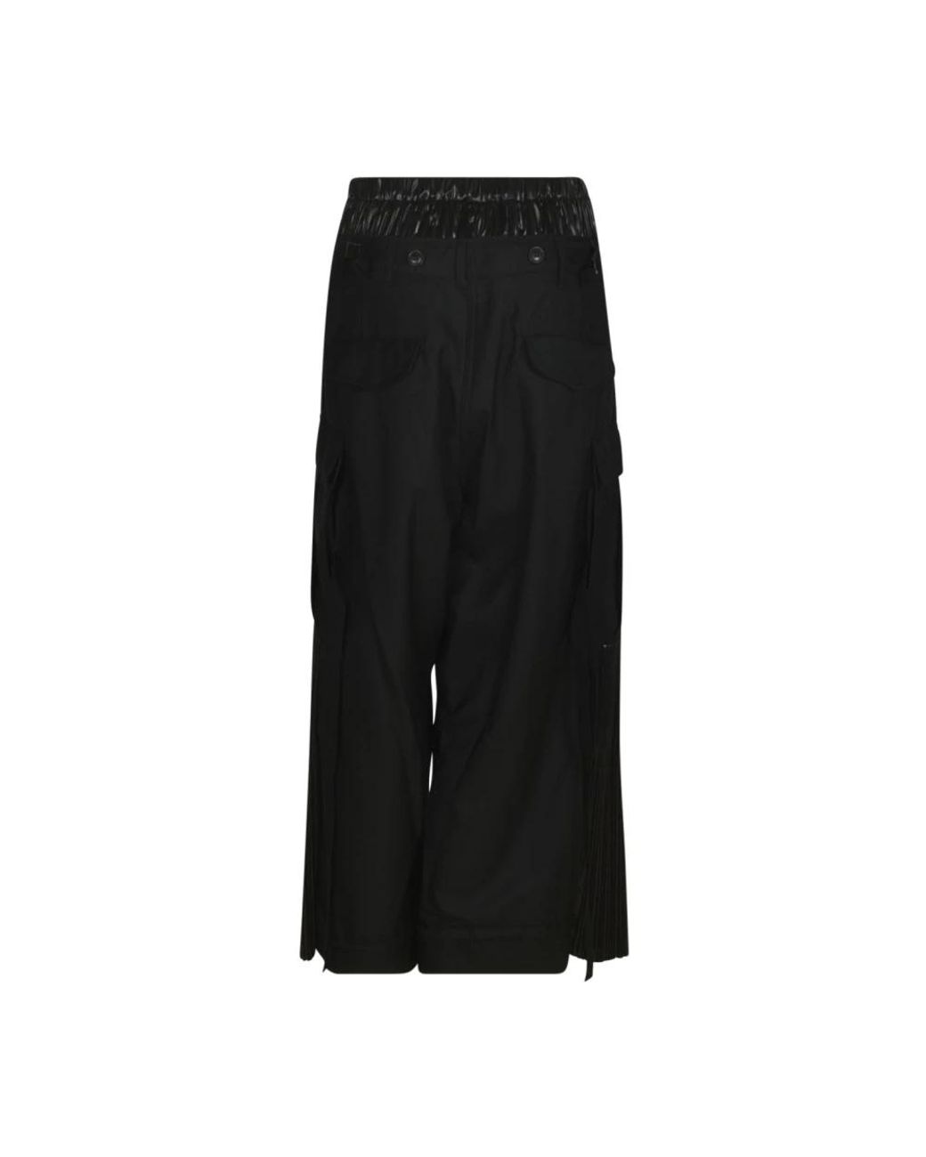 Junya Watanabe Black Wide Trousers