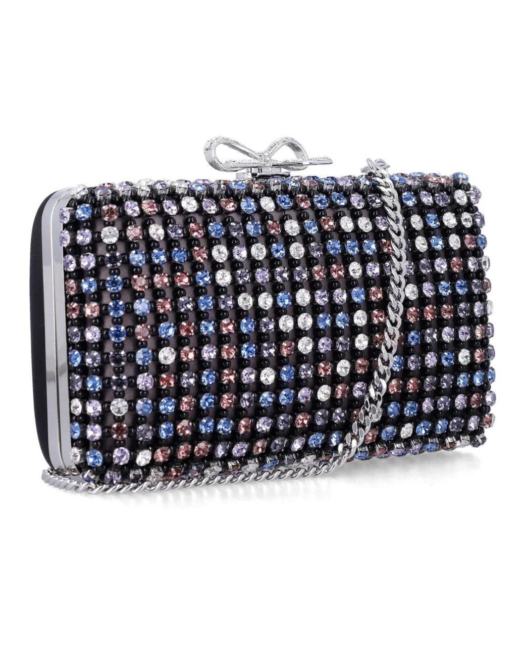 Self-Portrait Blue Clutches