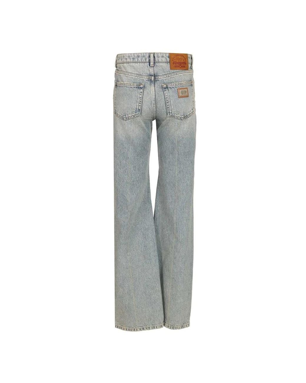 Dolce & Gabbana Gray Flared Jeans