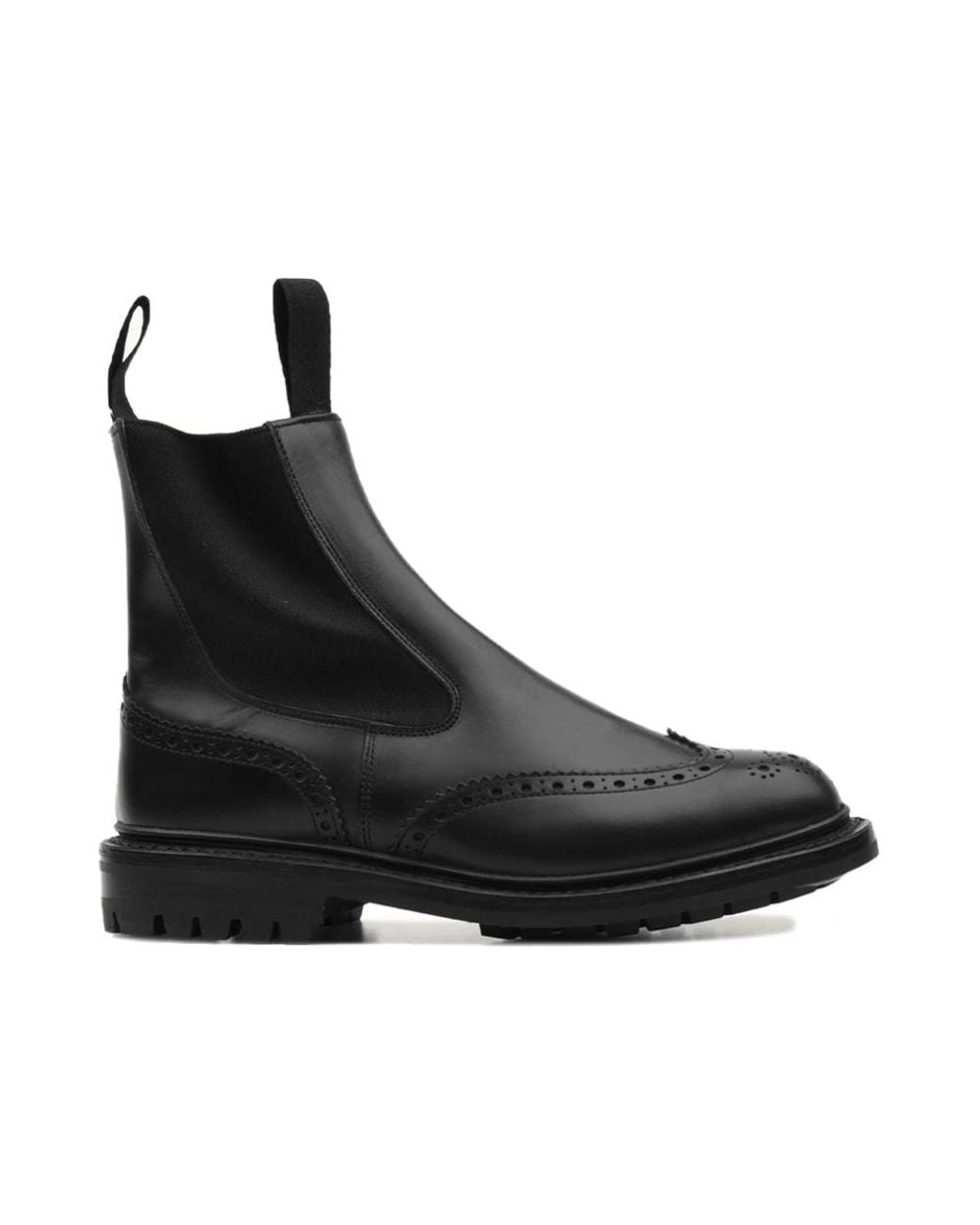Tricker's Black Chelsea Boots