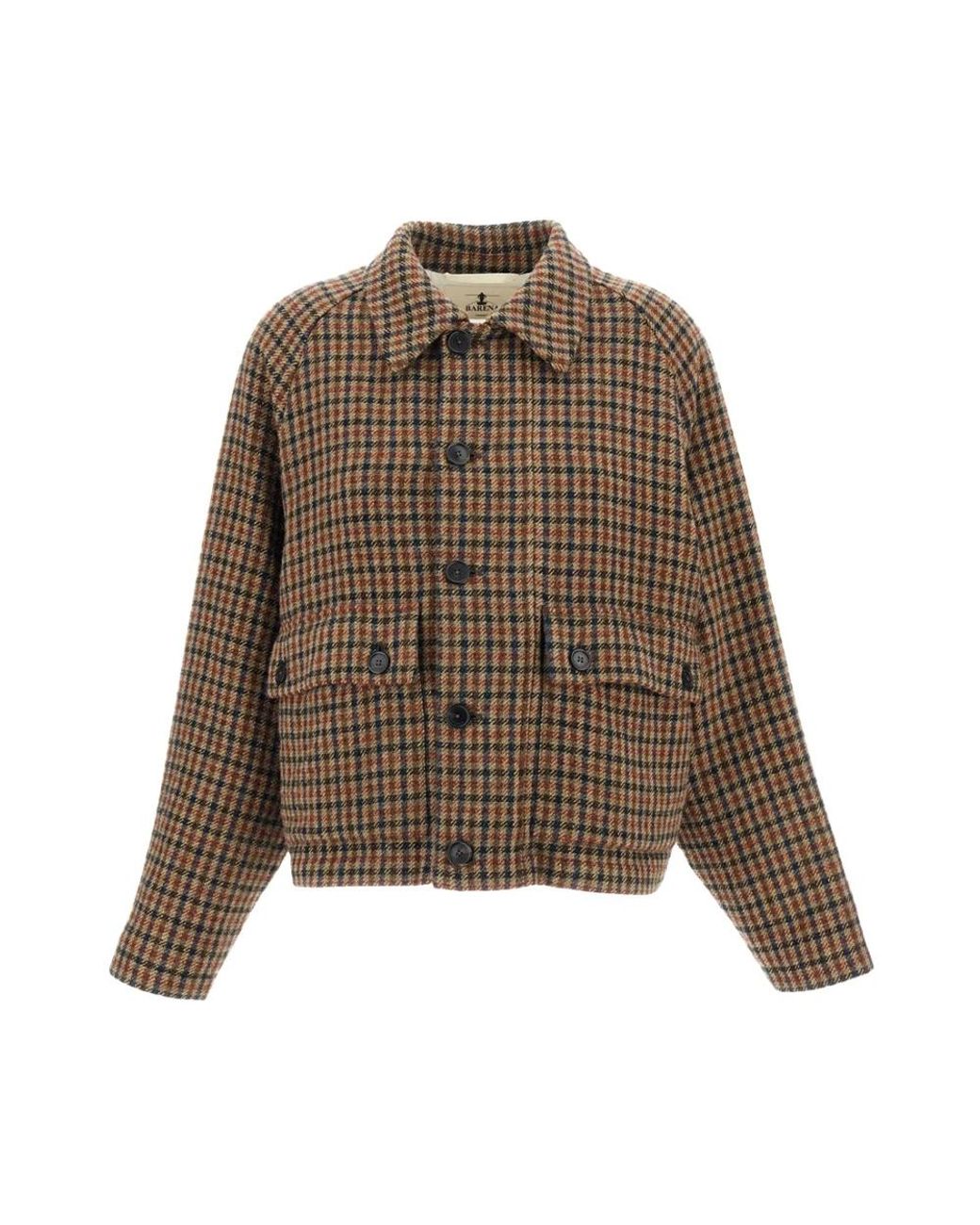 Barena Korte Outdoor Jas in het Brown