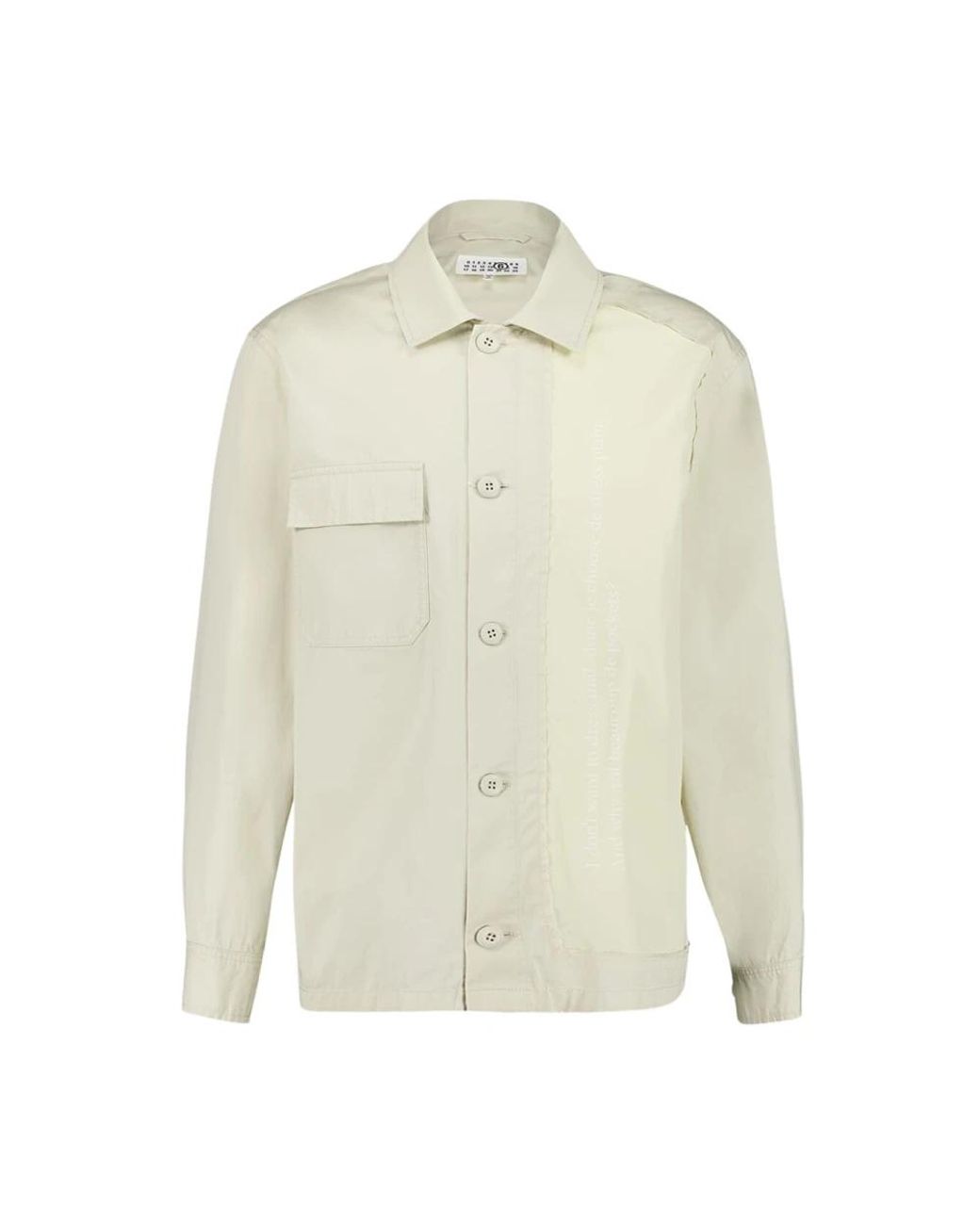 MM6 by Maison Margiela White Light Jackets for men
