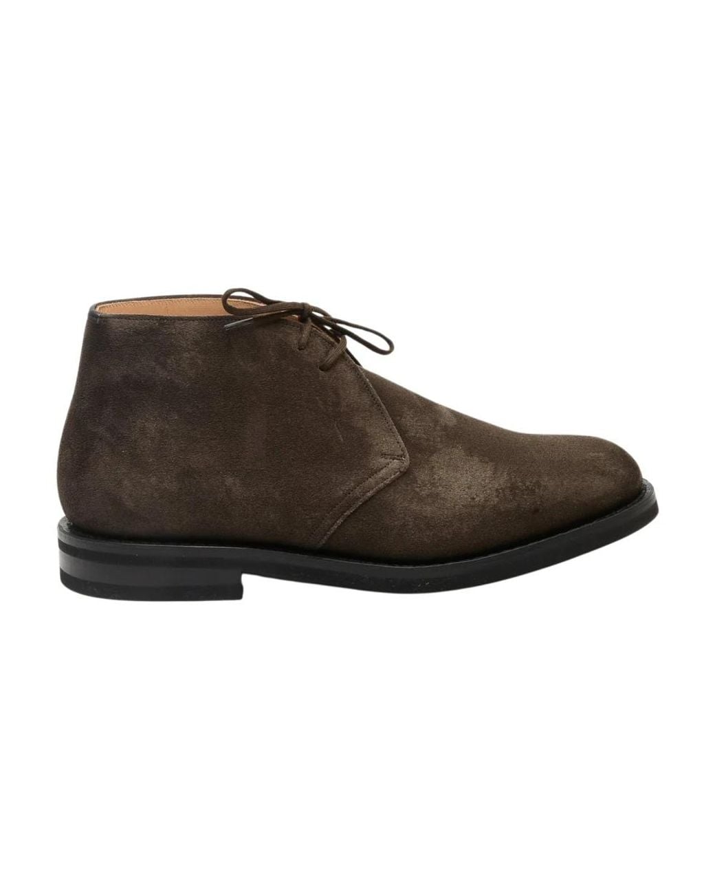 Church's Brown Lace-Up Boots for men