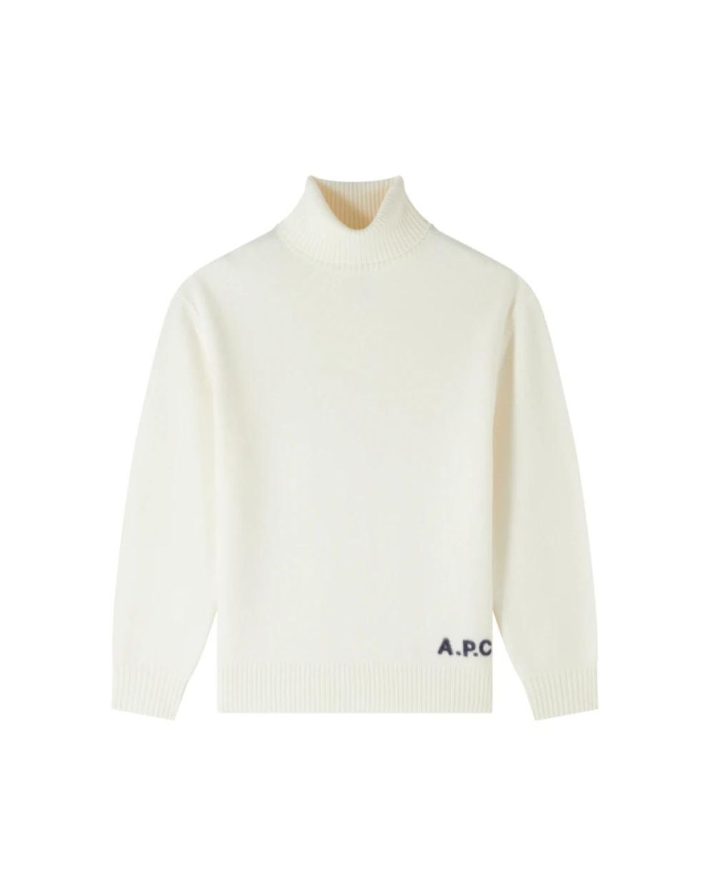 A.P.C. White Turtlenecks