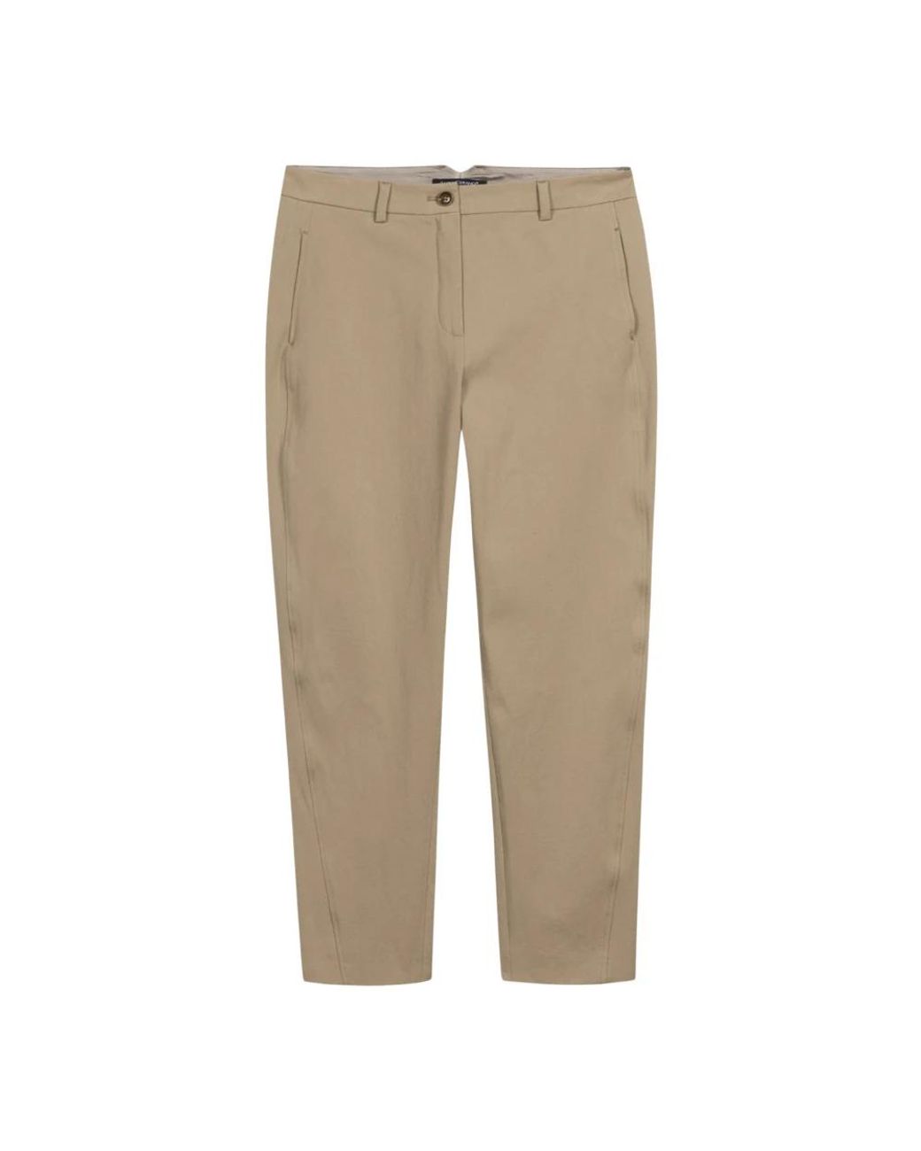 Luisa Cerano Natural Cropped Trousers