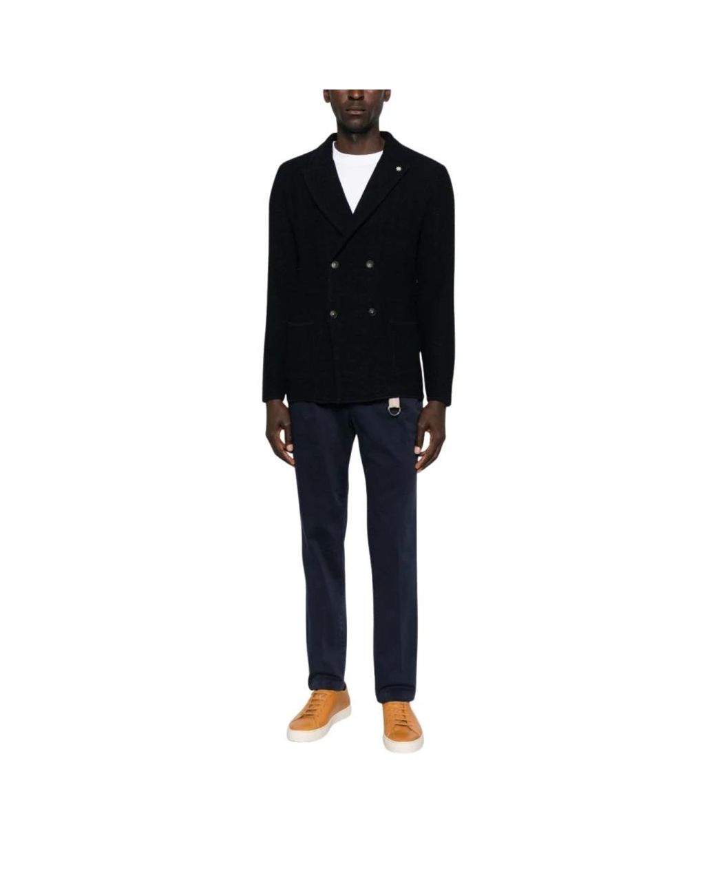 Manuel Ritz Black Chinos for men