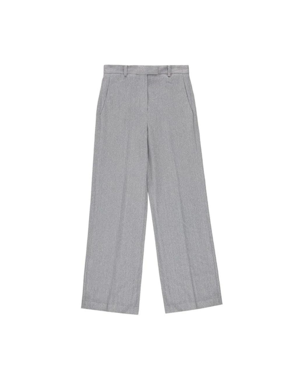 Circolo 1901 Gray Wide Trousers