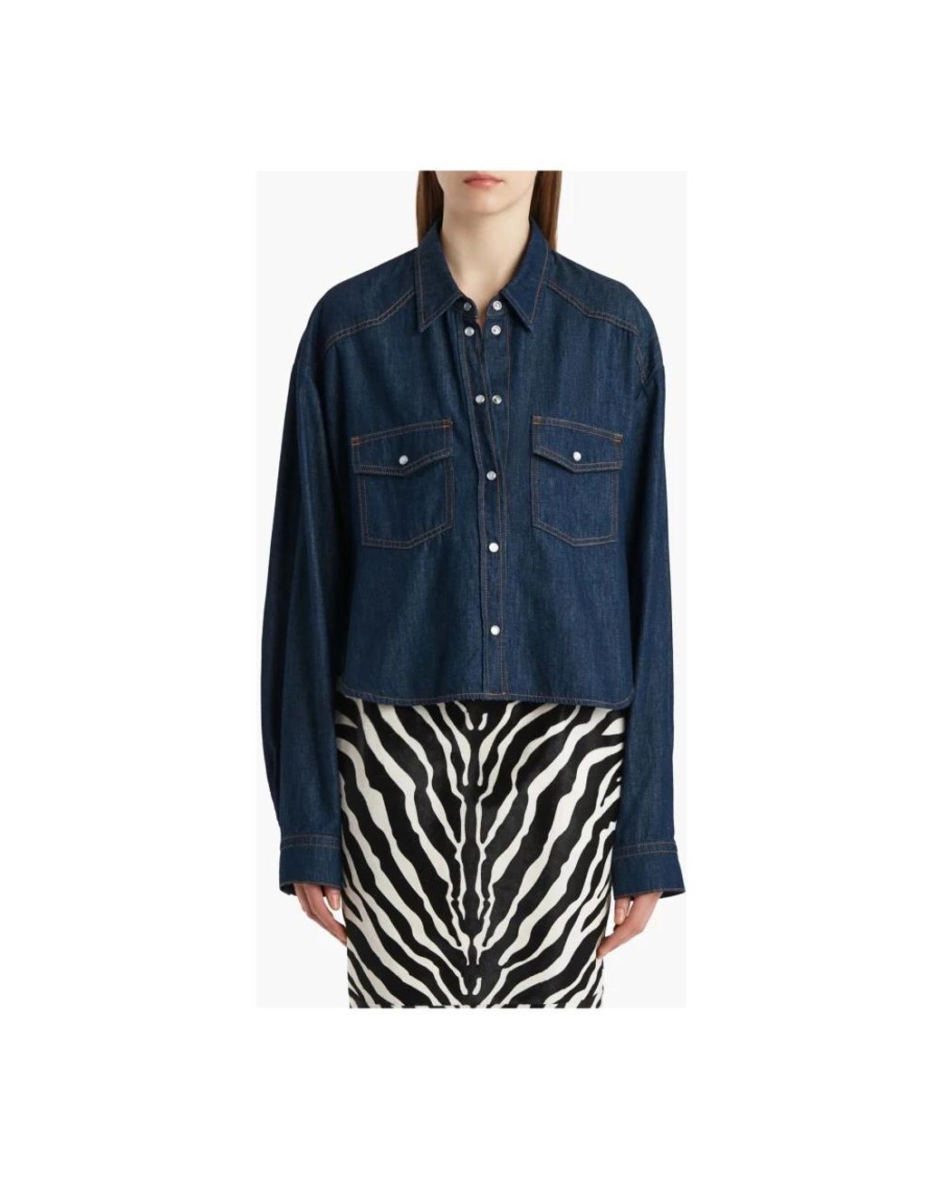 Khaite Blue Shirts