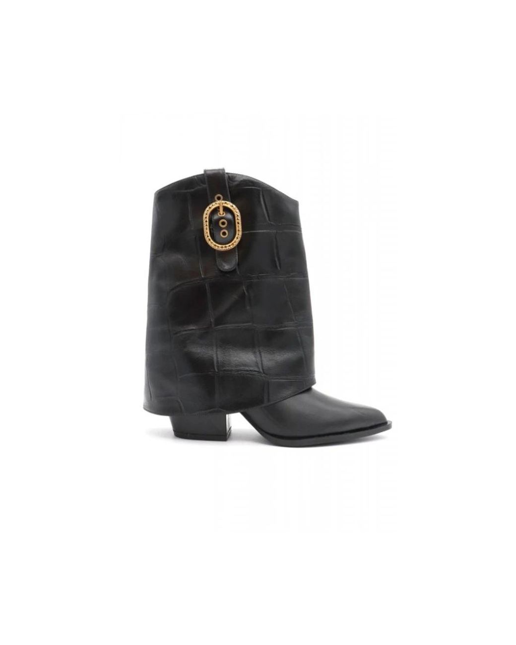 Kurt Geiger Black Cowboy & Biker Boots