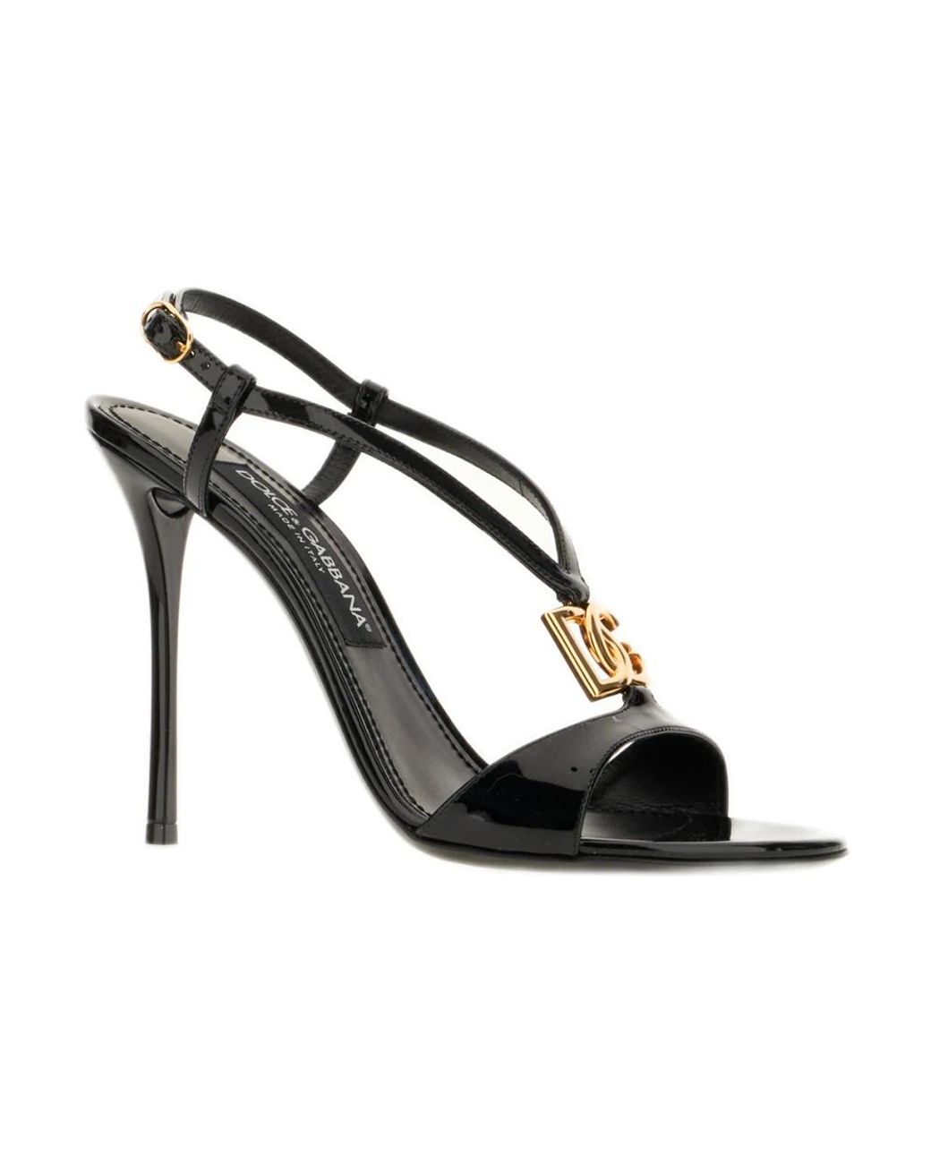 Dolce & Gabbana Metallic High Heel Sandals