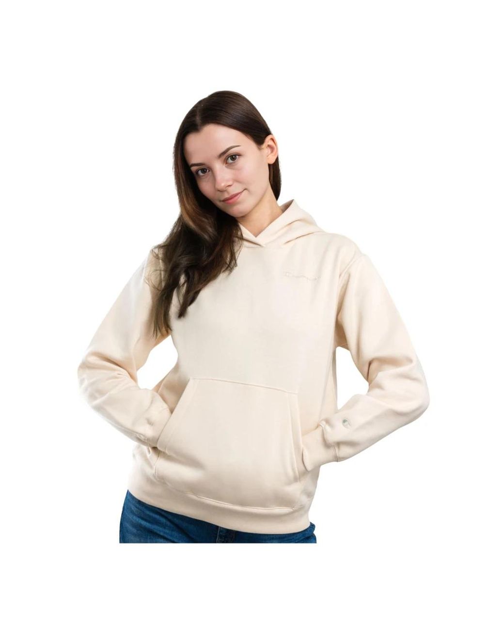 Champion Hooded Sweatshirt in het Natural