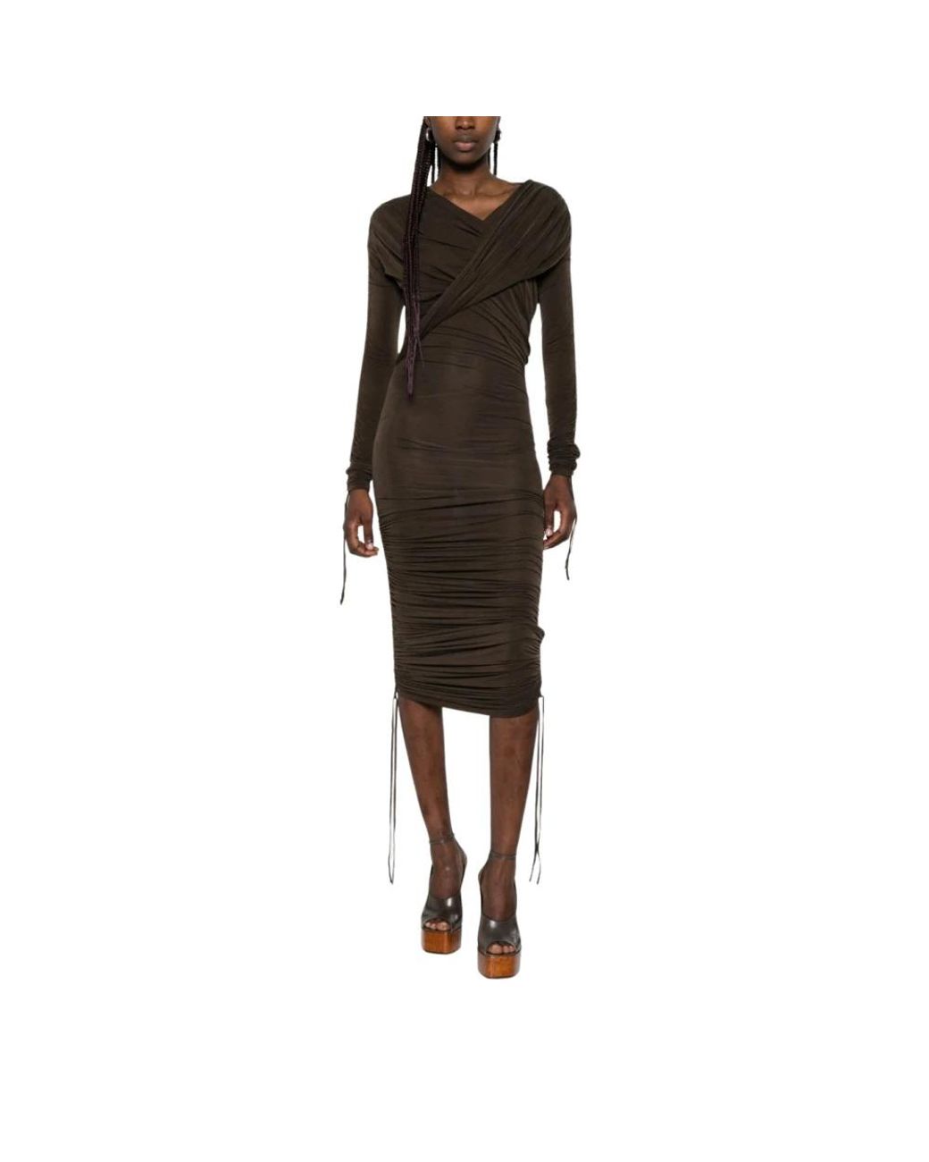 Balmain Black Midi Dresses