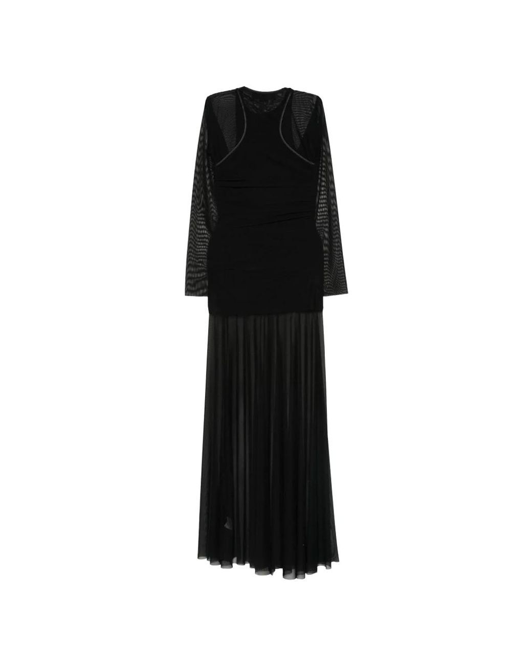 FEDERICO CINA Black Maxi Dresses