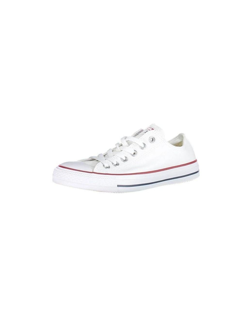Converse White Bianco Fabric S Sneakers