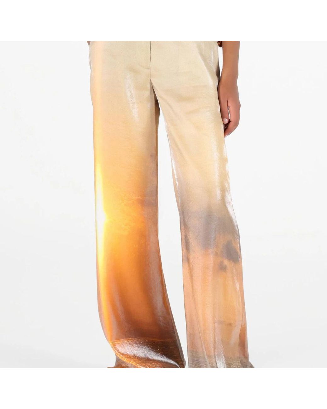 Roberto Cavalli Natural Wide Trousers