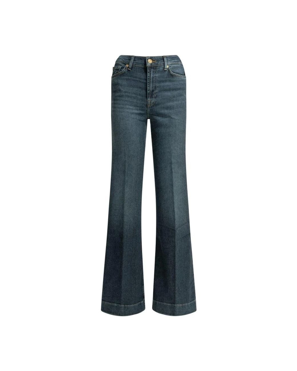 7 For All Mankind Blue Flare Jeans