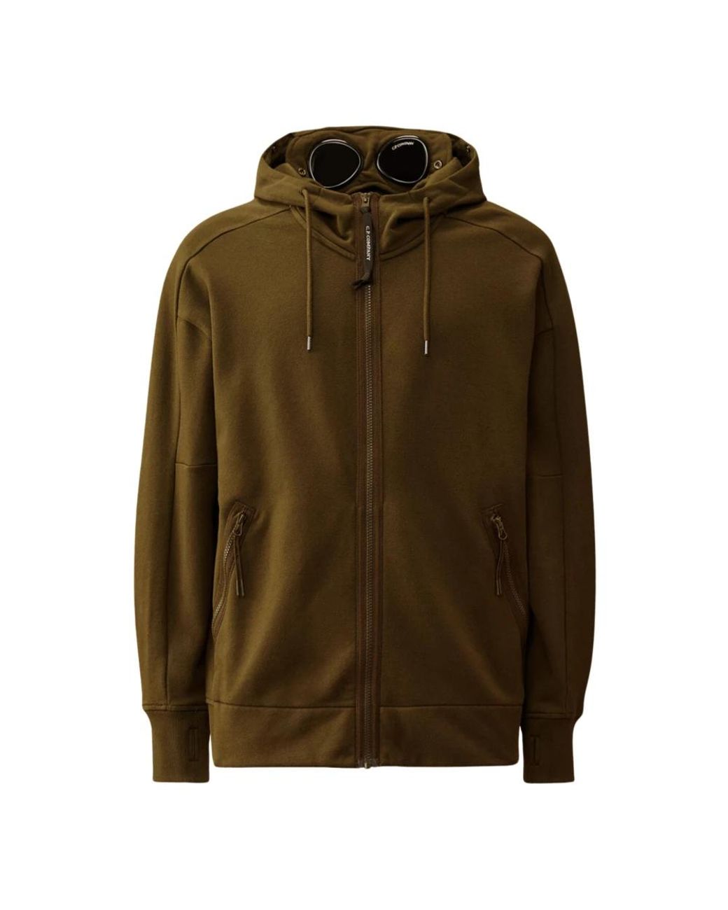 C P Company Green Zip-Throughs for men