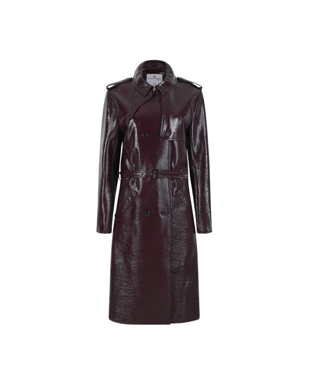 Courreges Purple Trench Coats