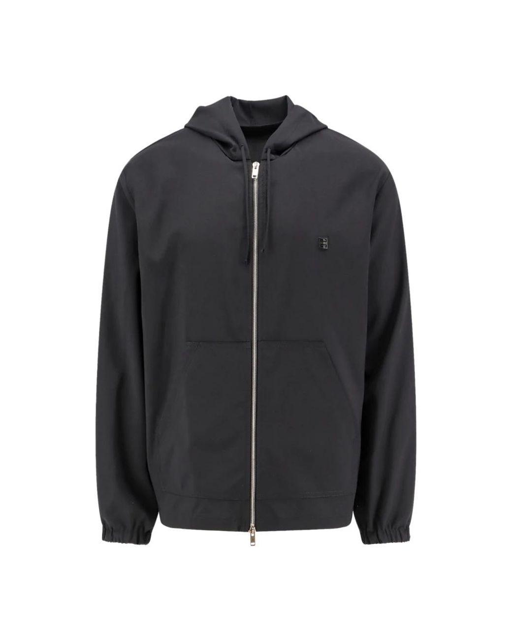 Givenchy Hoodies & Sweatvesten ,Zwart ,Wol Zwarte Rits Jas 4G Detail in het Black voor heren
