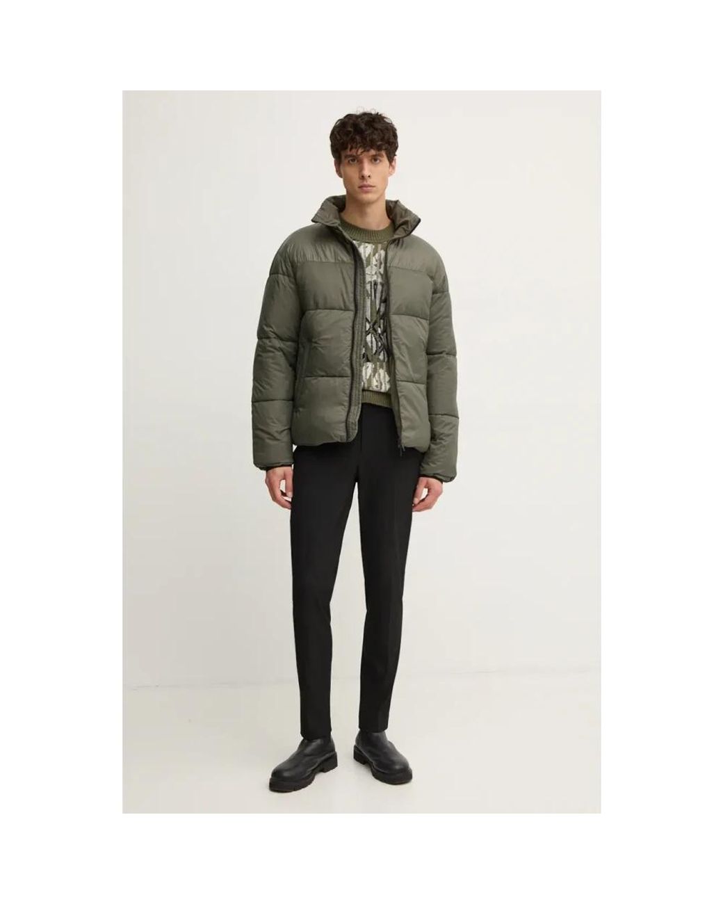 Winter Jackets Lindbergh de hombre de color Green