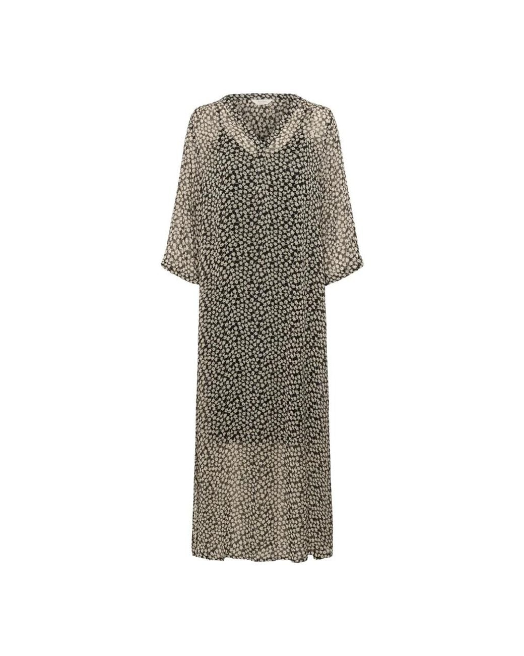 Part Two Gray Midi Dresses