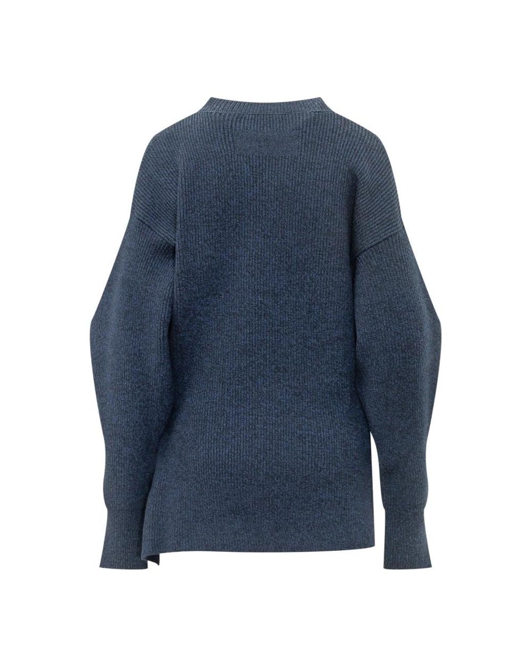 Givenchy Blue Round-Neck Knitwear