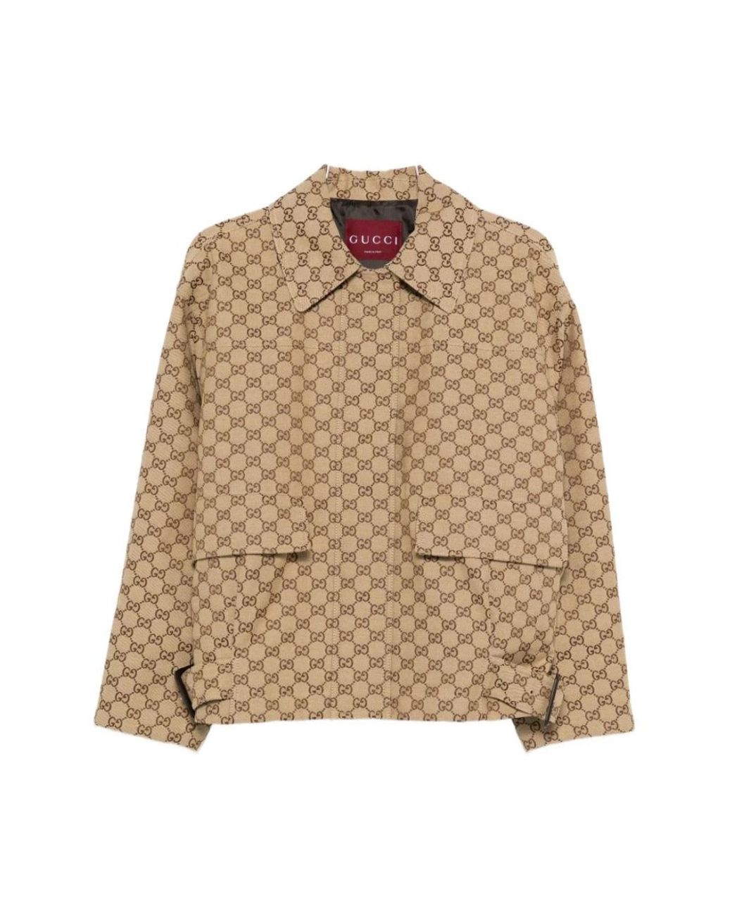 Gucci Jassen ,Bruin Coats Camel in het Natural