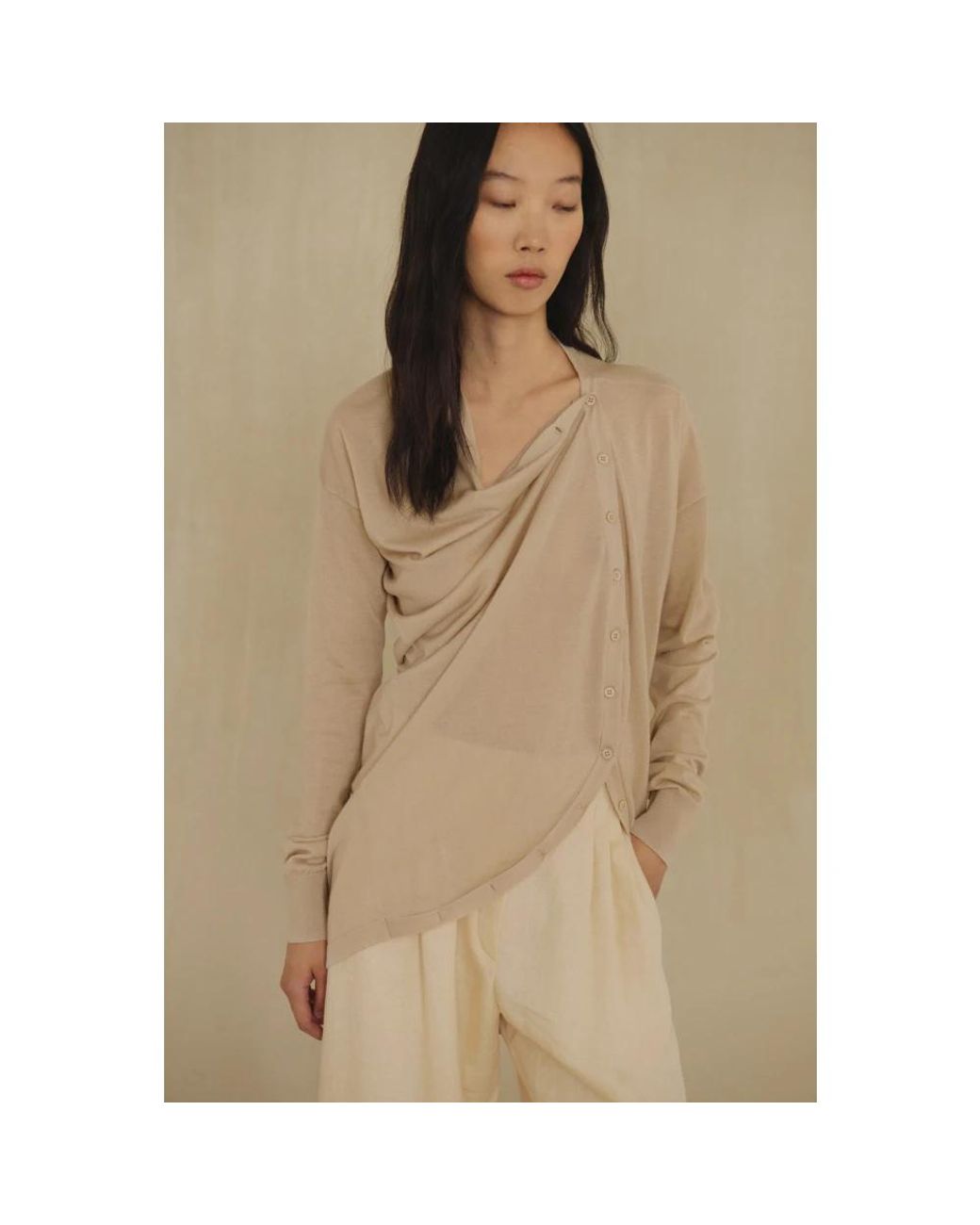 Cortana Natural Cashmere Knitwear