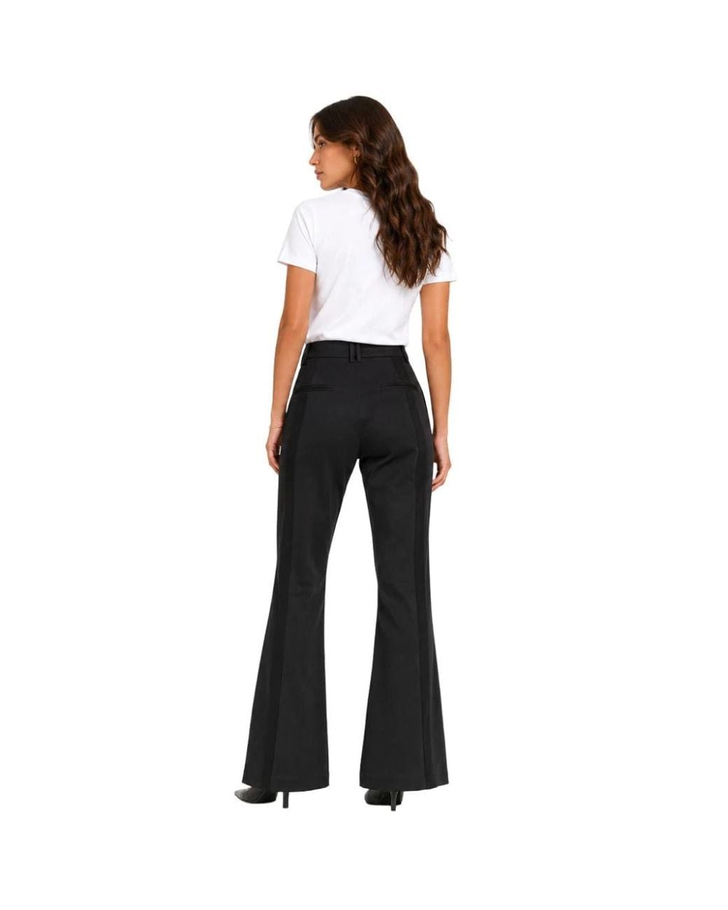 Balmain Black Wide Trousers