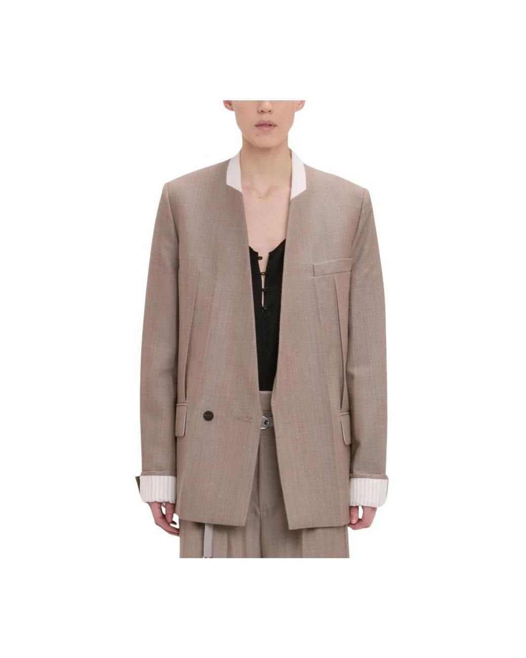 Victoria Beckham Brown Blazers