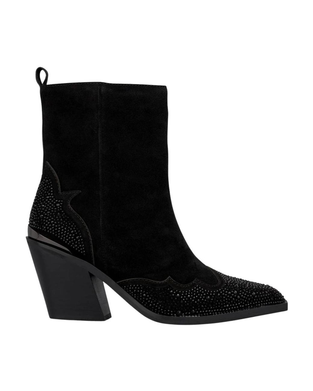 Alma En Pena. Black Cowboy & Biker Boots