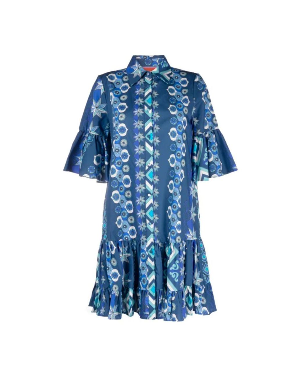 LaDoubleJ Blue Shirt Dresses