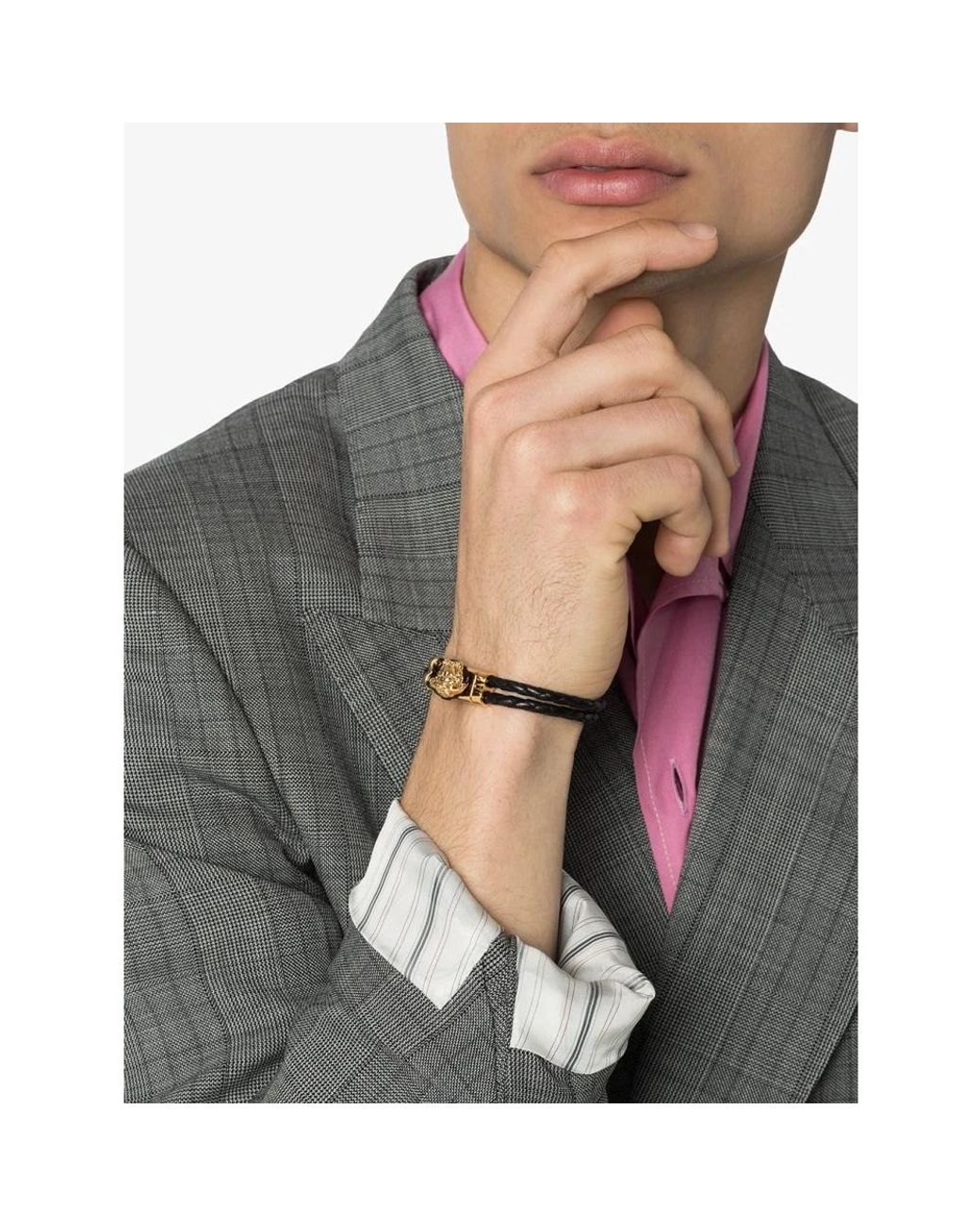 Versace Black Jewellery for men